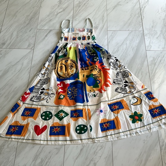 Patterned Tank Dress - Picture 4 of 6